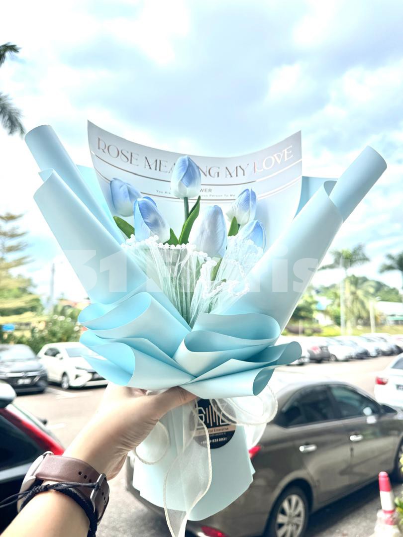 香皂郁金香花束